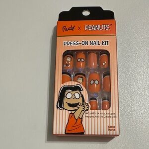 RUDE x Peanuts Orange Press-On Nail Kit